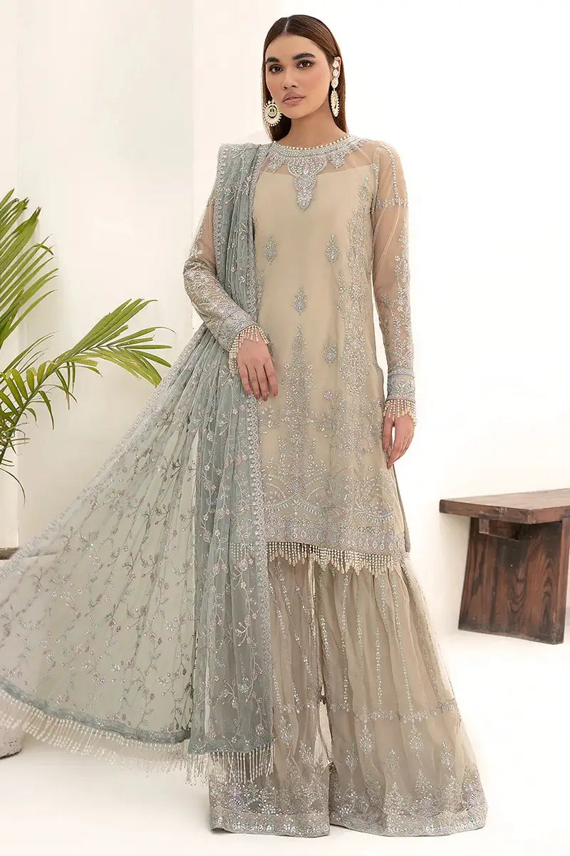 Zarif | Nazneen Formals | ZN 04 MOON LIGHT - House Of Hania