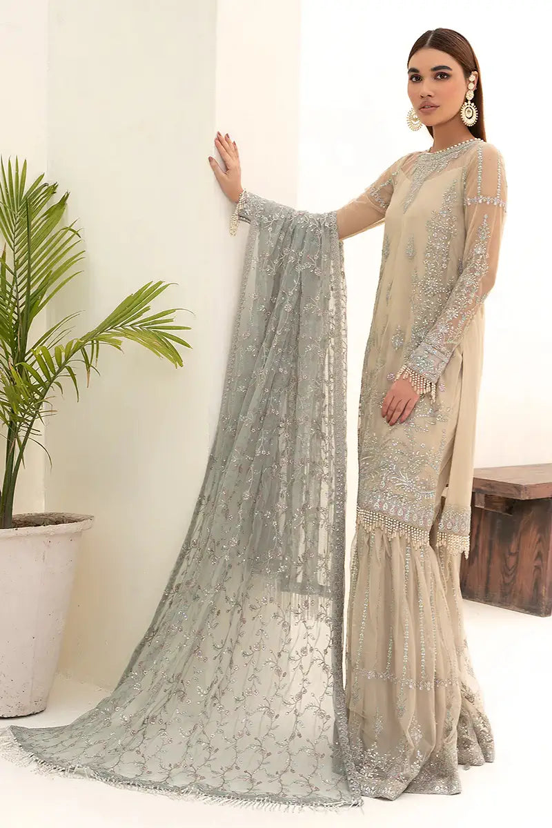 Zarif | Nazneen Formals | ZN 04 MOON LIGHT - House Of Hania