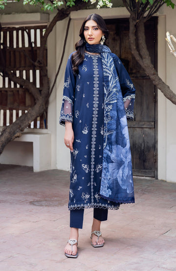 Zarif | Nura Textured Lawn 25 | SEERUM - House Of Hania