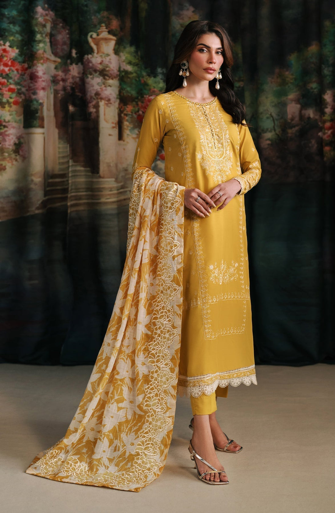 Zarif | Raw Silk | ZRF-RW-06 AZAL - House Of Hania
