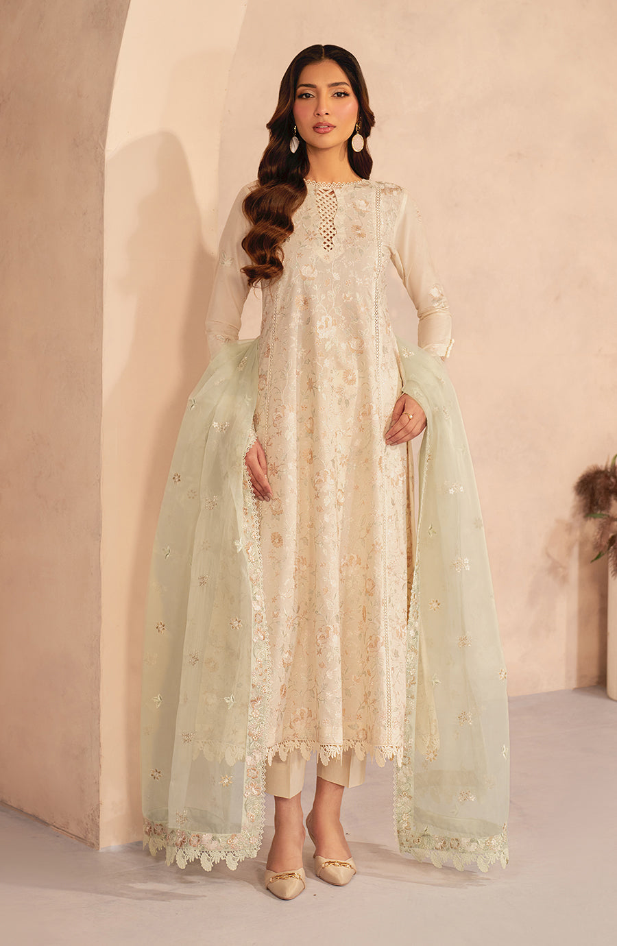 Zarif | Summer Lawn 25 |UNST-LWN-01 DAHEER - House Of Hania