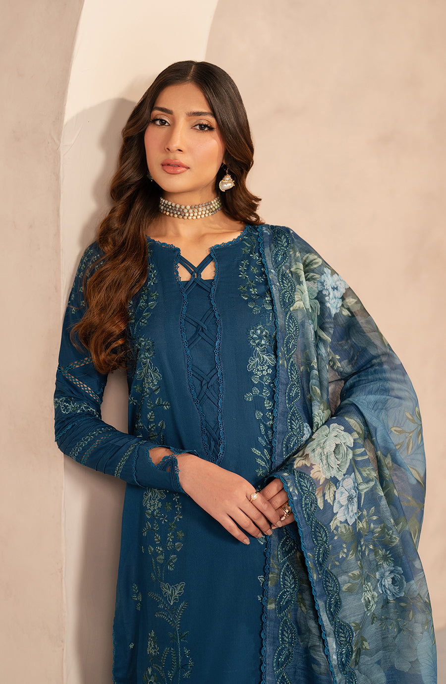 Zarif | Summer Lawn 25 | UNST-LWN-03 MEHMER - House Of Hania