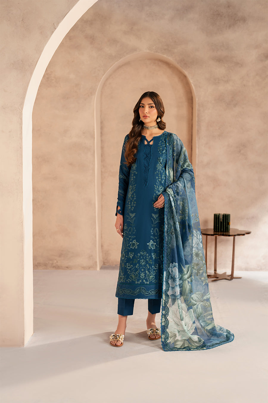 Zarif | Summer Lawn 25 | UNST-LWN-03 MEHMER - House Of Hania