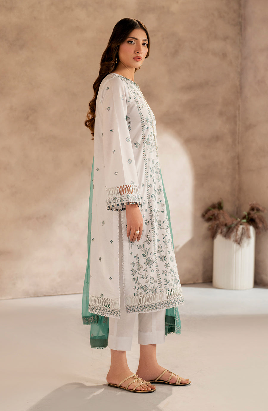 Zarif | Summer Lawn 25 | UNST-LWN-05 SEMIL - House Of Hania