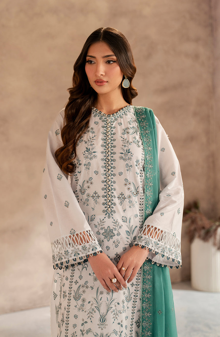 Zarif | Summer Lawn 25 | UNST-LWN-05 SEMIL - House Of Hania