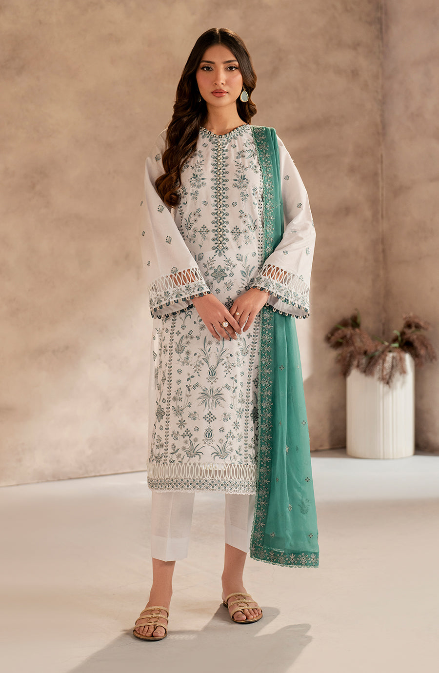 Zarif | Summer Lawn 25 | UNST-LWN-05 SEMIL - House Of Hania