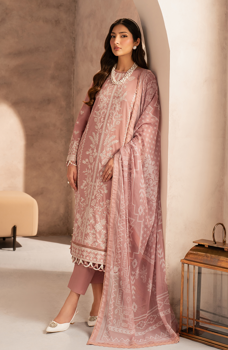 Zarif | Summer Lawn 25 | UNST-LWN-07 ANEEMA - House Of Hania