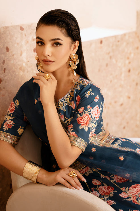 Zarposh | Elara Formals | Charmeuse - House Of Hania