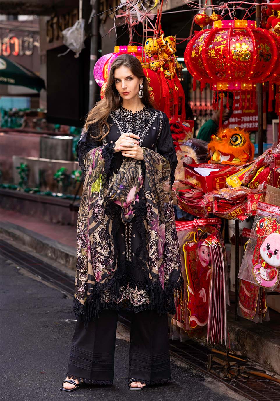 Zarqash | Luxury Lawn 25 | ZQLU 001 Eliana - House Of Hania