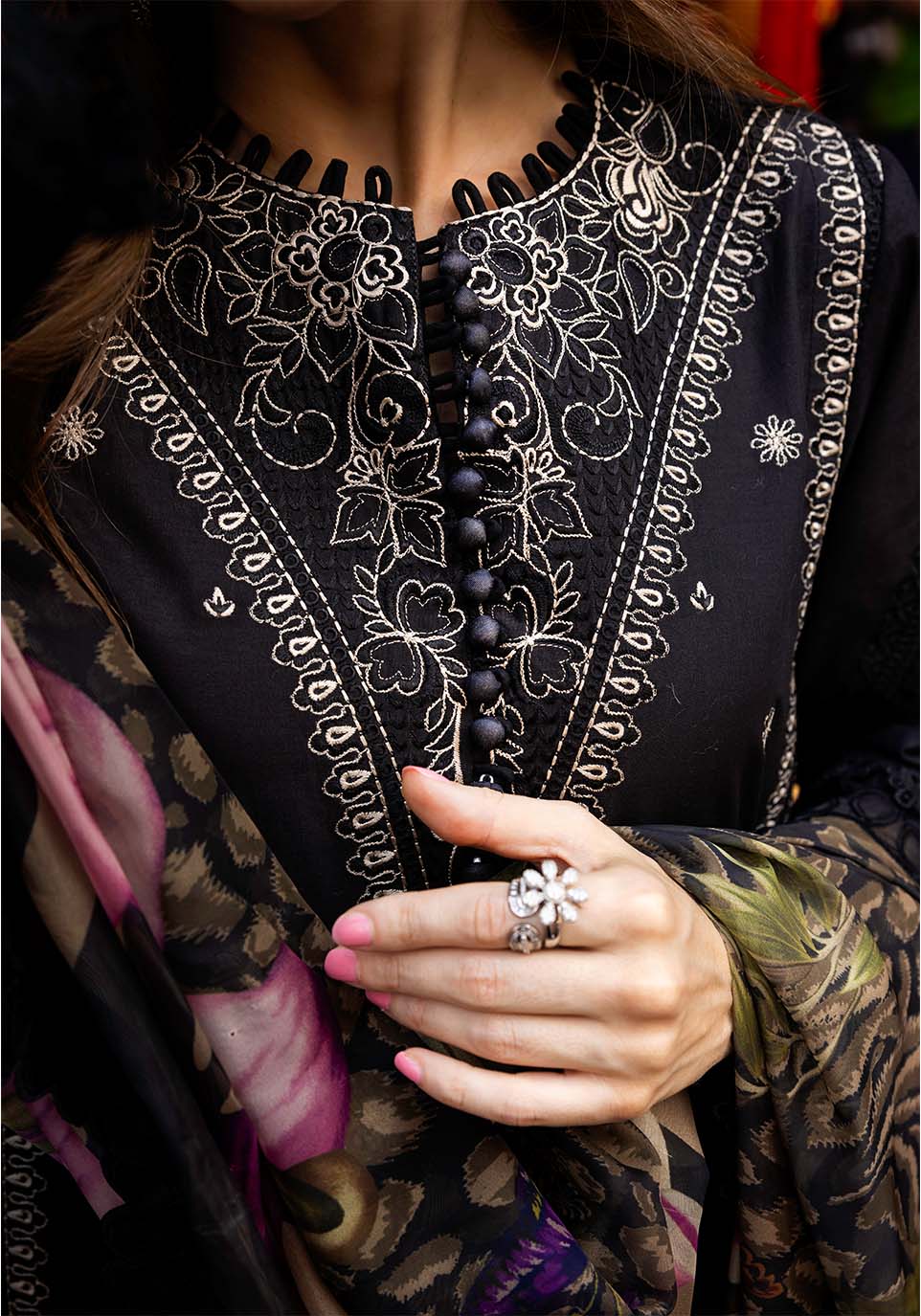 Zarqash | Luxury Lawn 25 | ZQLU 001 Eliana - House Of Hania