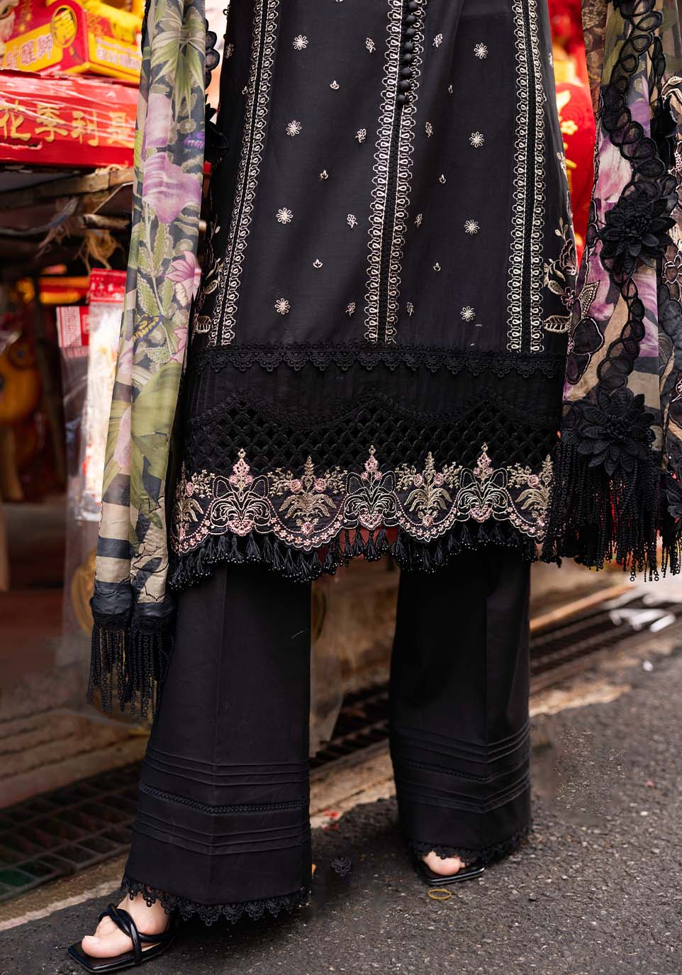 Zarqash | Luxury Lawn 25 | ZQLU 001 Eliana - House Of Hania