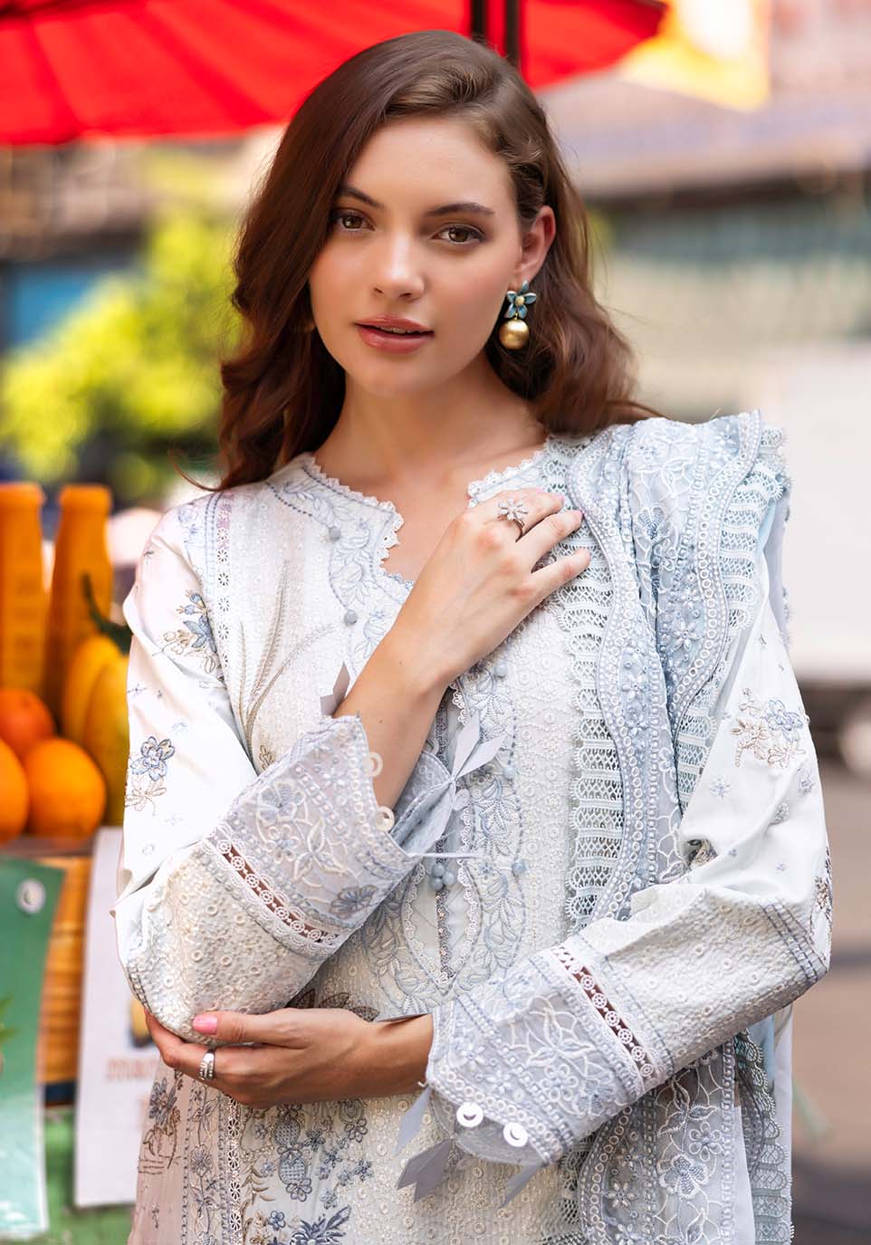 Zarqash | Luxury Lawn 25 | ZQLU 003 ANNE - House Of Hania