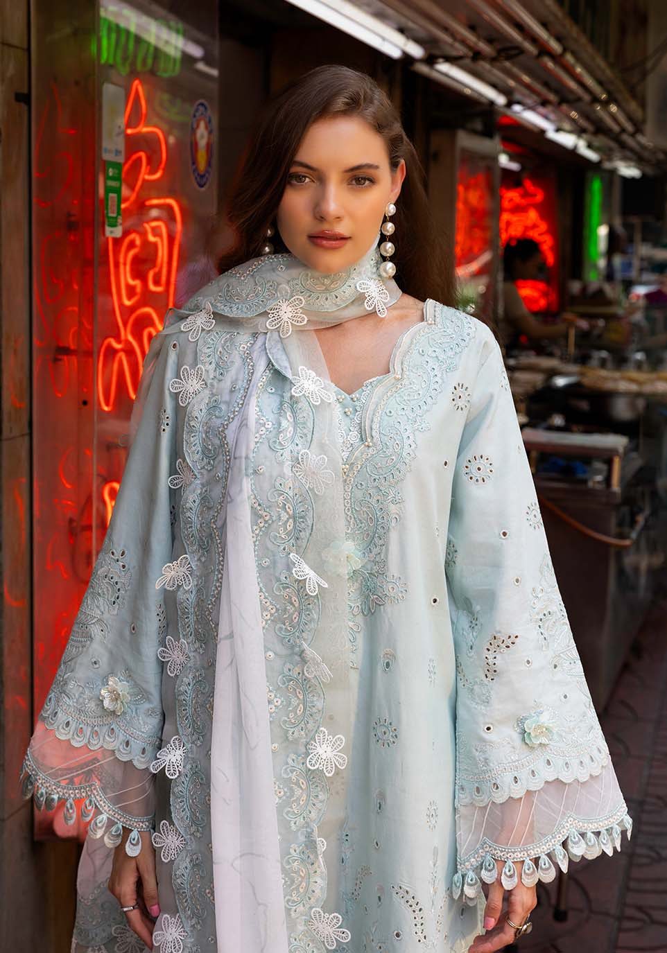 Zarqash | Luxury Lawn 25 | ZQLU 004 CECILY - House Of Hania