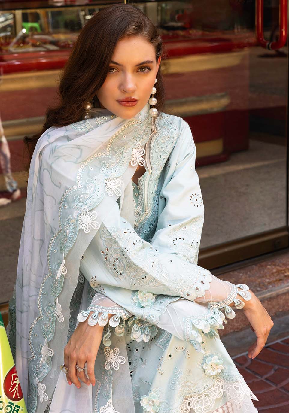 Zarqash | Luxury Lawn 25 | ZQLU 004 CECILY - House Of Hania