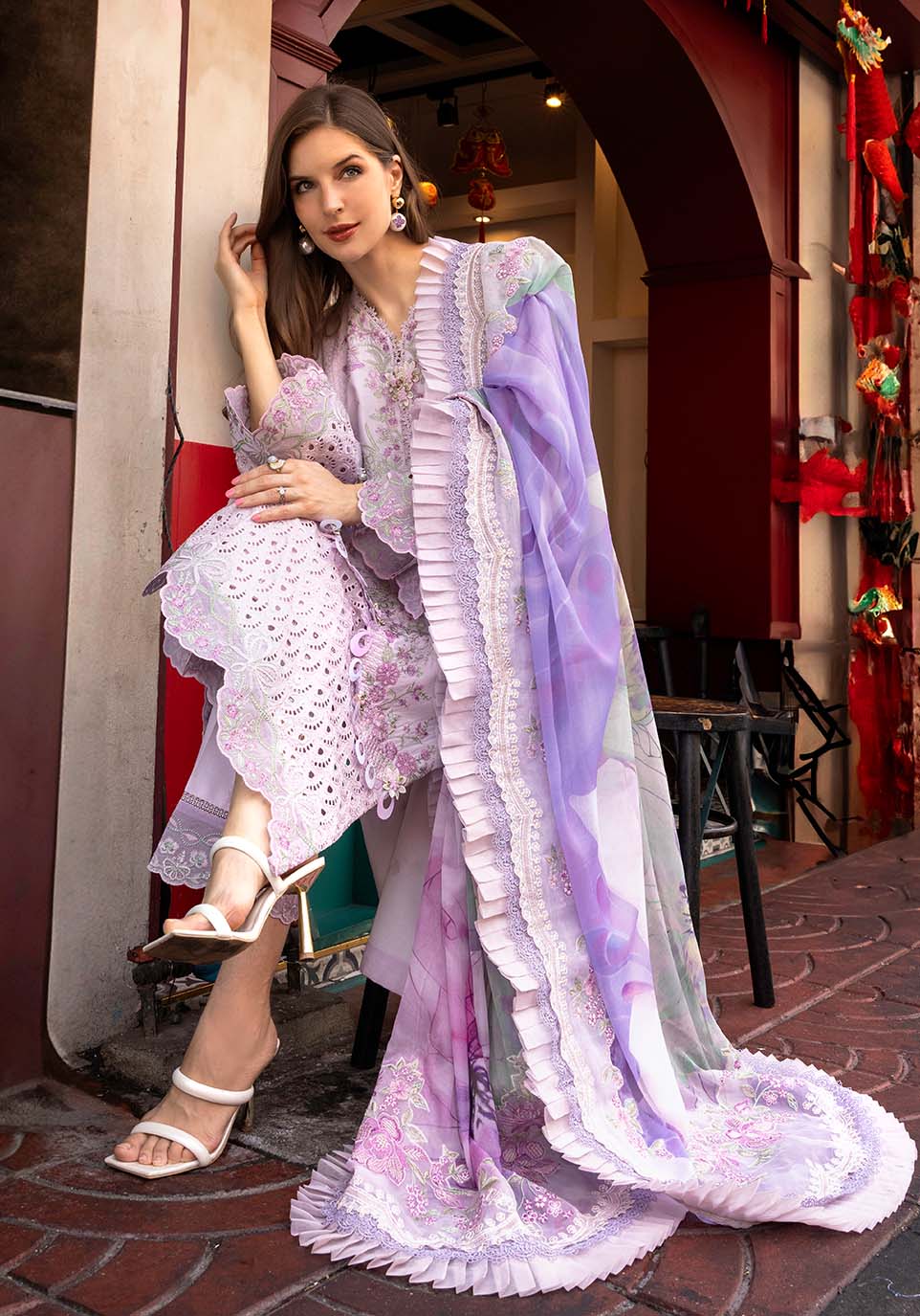 Zarqash | Luxury Lawn 25 | ZQLU 006 Daisy ~ Belle - House Of Hania
