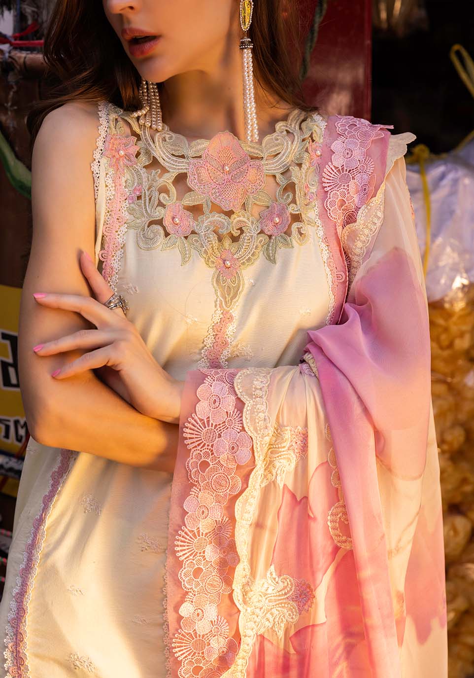 Zarqash | Luxury Lawn 25 | ZQLU 009 LAYLA - House Of Hania