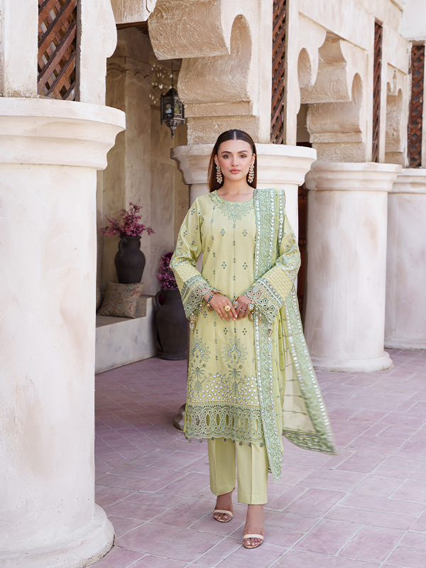 Zebtan | Zeenat Luxury Lawn Eid Collection | ZL 02 - House Of Hania