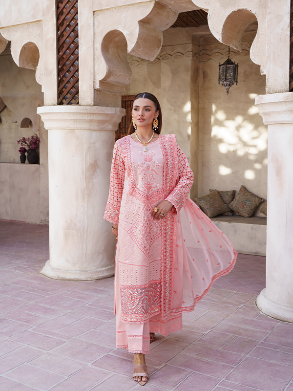 Zebtan | Zeenat Luxury Lawn Eid Collection | ZL 04 - House Of Hania