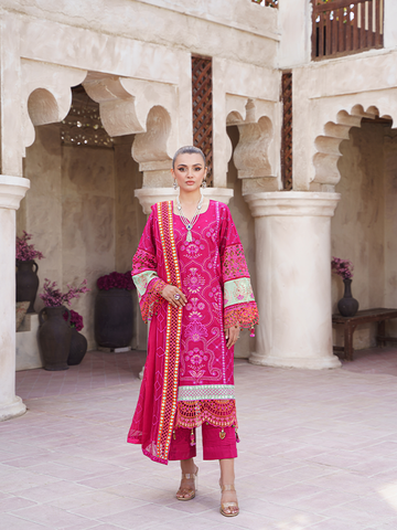 Zebtan | Zeenat Luxury Lawn Eid Collection | ZL 09 - House Of Hania