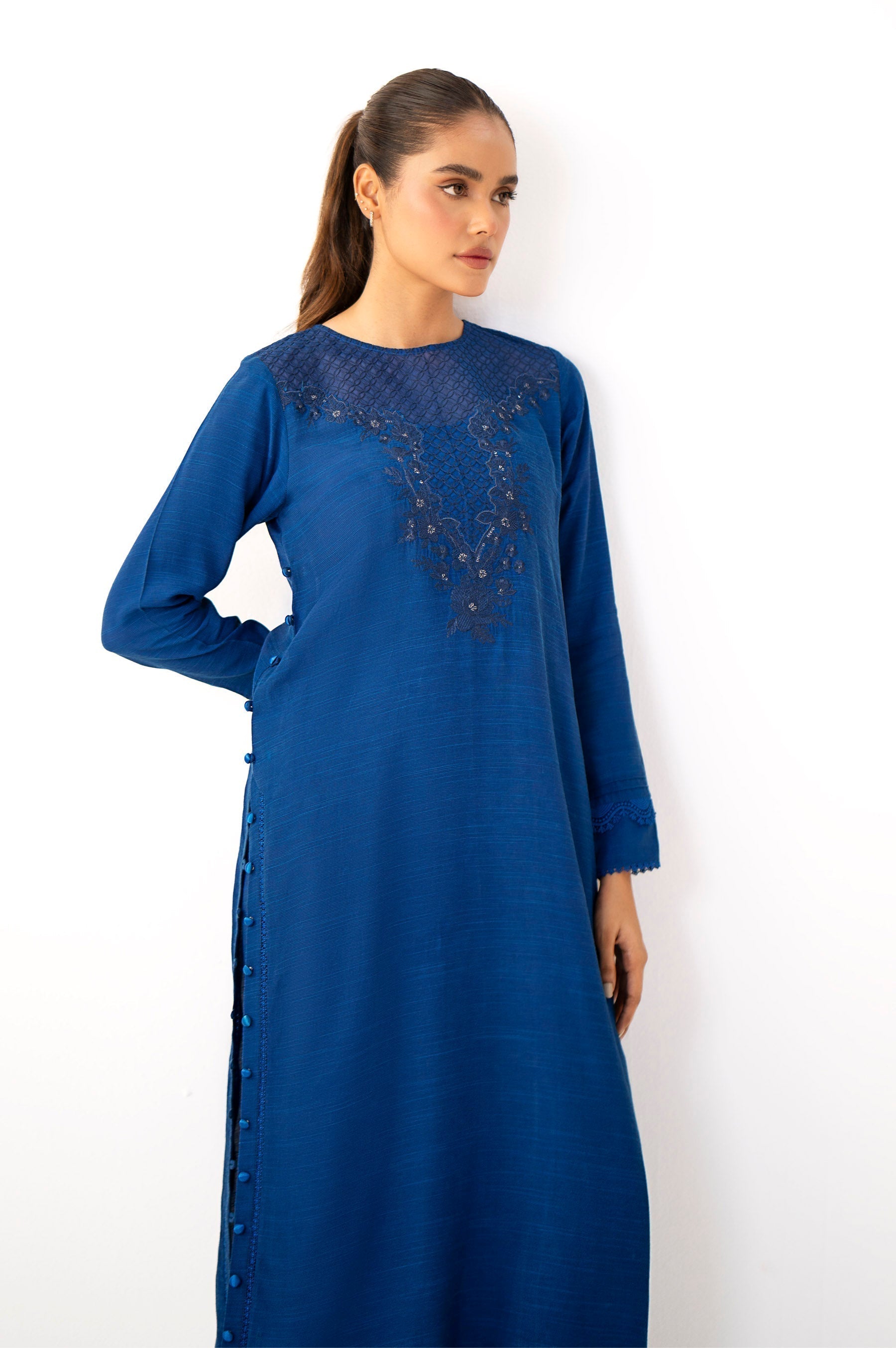 Zeen | Winter Collection | Raw Silk 05 - House Of Hania