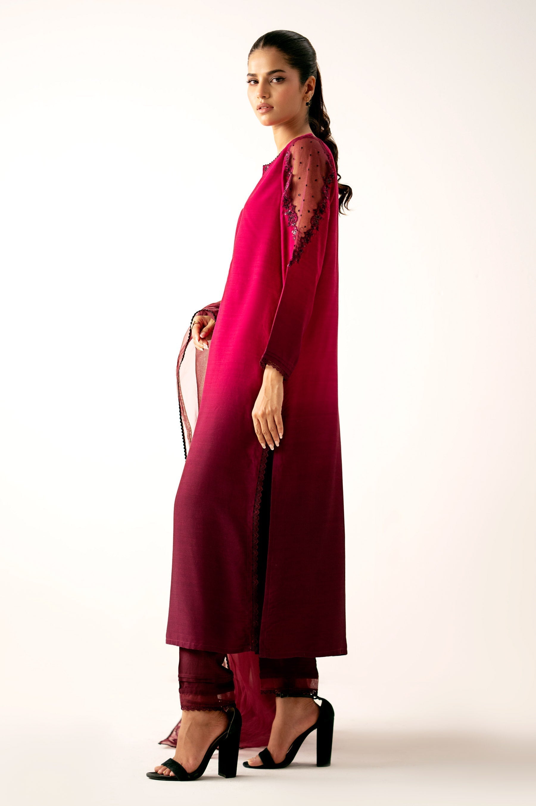 Zeen | Winter Collection | Raw Silk 15 - House Of Hania