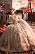 Zevk Afsanah Luxury Embroidered Net 3Pc Suit - Alif - House Of Hania