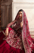 Zevk Afsanah Luxury Embroidered Net 3Pc Suit - Kamkhawab - House Of Hania