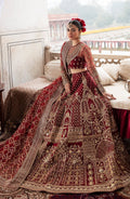 Zevk Afsanah Luxury Embroidered Net 3Pc Suit - Pari Zad - House Of Hania