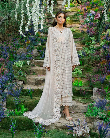 Zevk | Flora Festive Lawn | ASEEL - House Of Hania