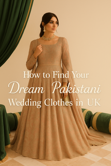Pakistani Wedding Clothes In UK - House Of Hania