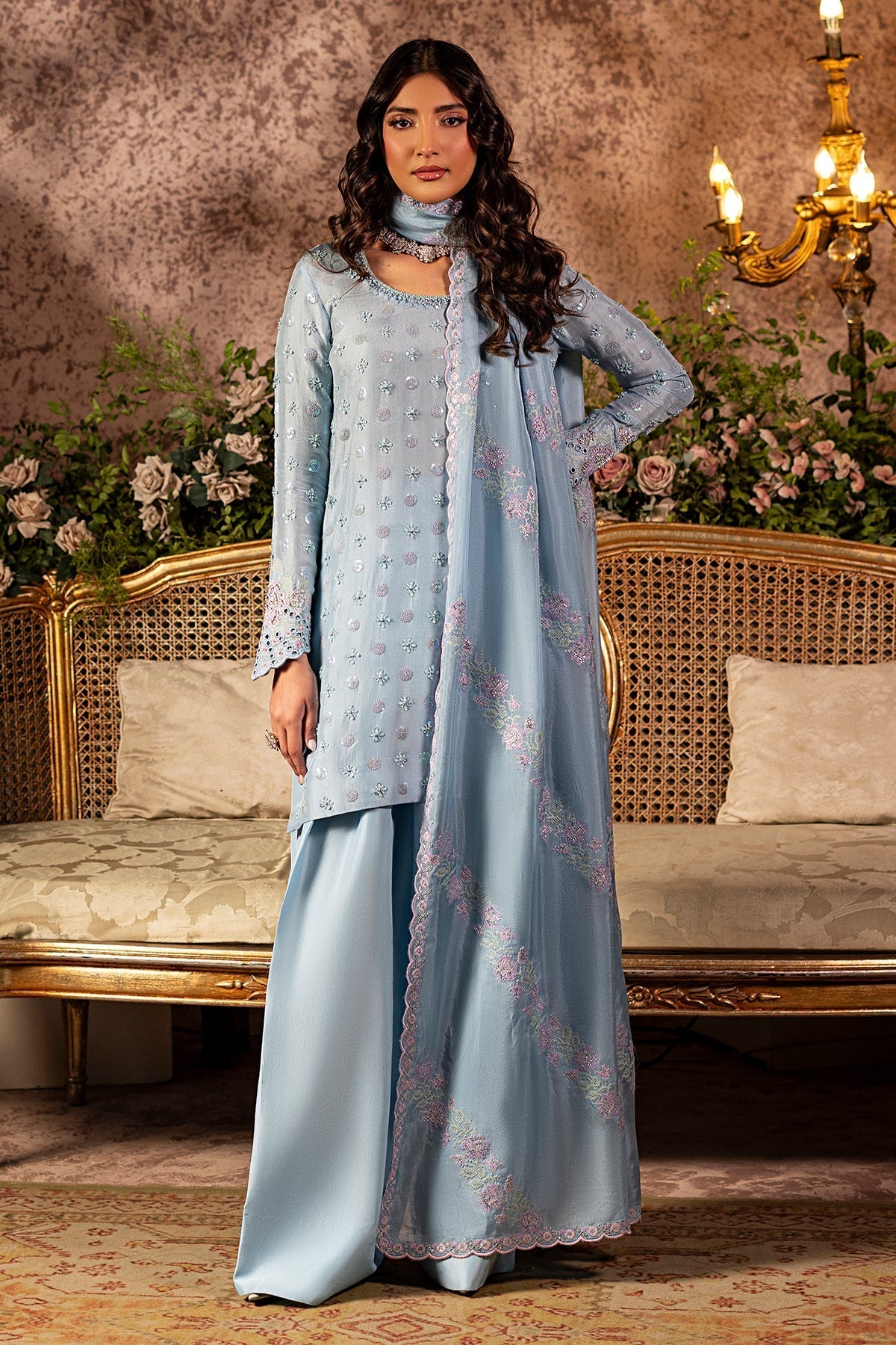 Mina Kashif | Loona Lawn 25 | Sapphire