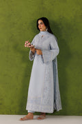 Emaan Adeel URBAN MUSE P0127 lawn outfit in pale blue — front view