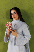 Emaan Adeel URBAN MUSE P0127 lawn outfit in pale blue — upper-body view