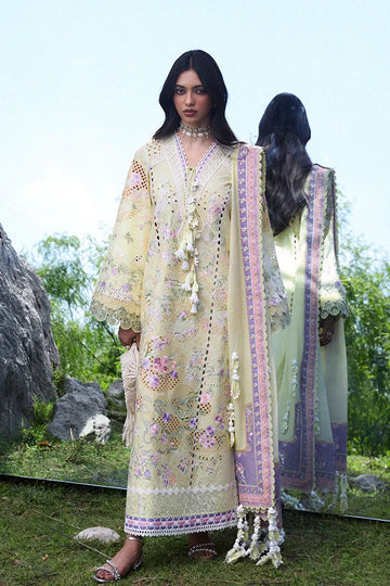 Suffuse Telya – Lemon Yellow Organza Suit (3-Piece)