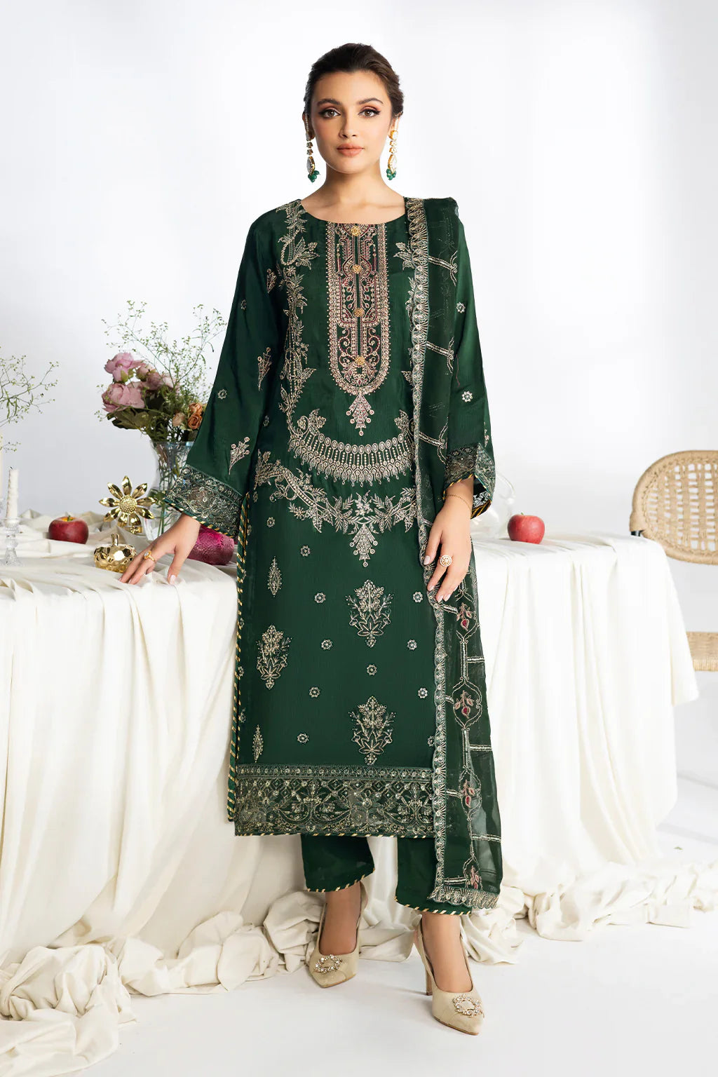 RAMSHA | Aangan Luxury Rawsilk Vol 01. | AA-107