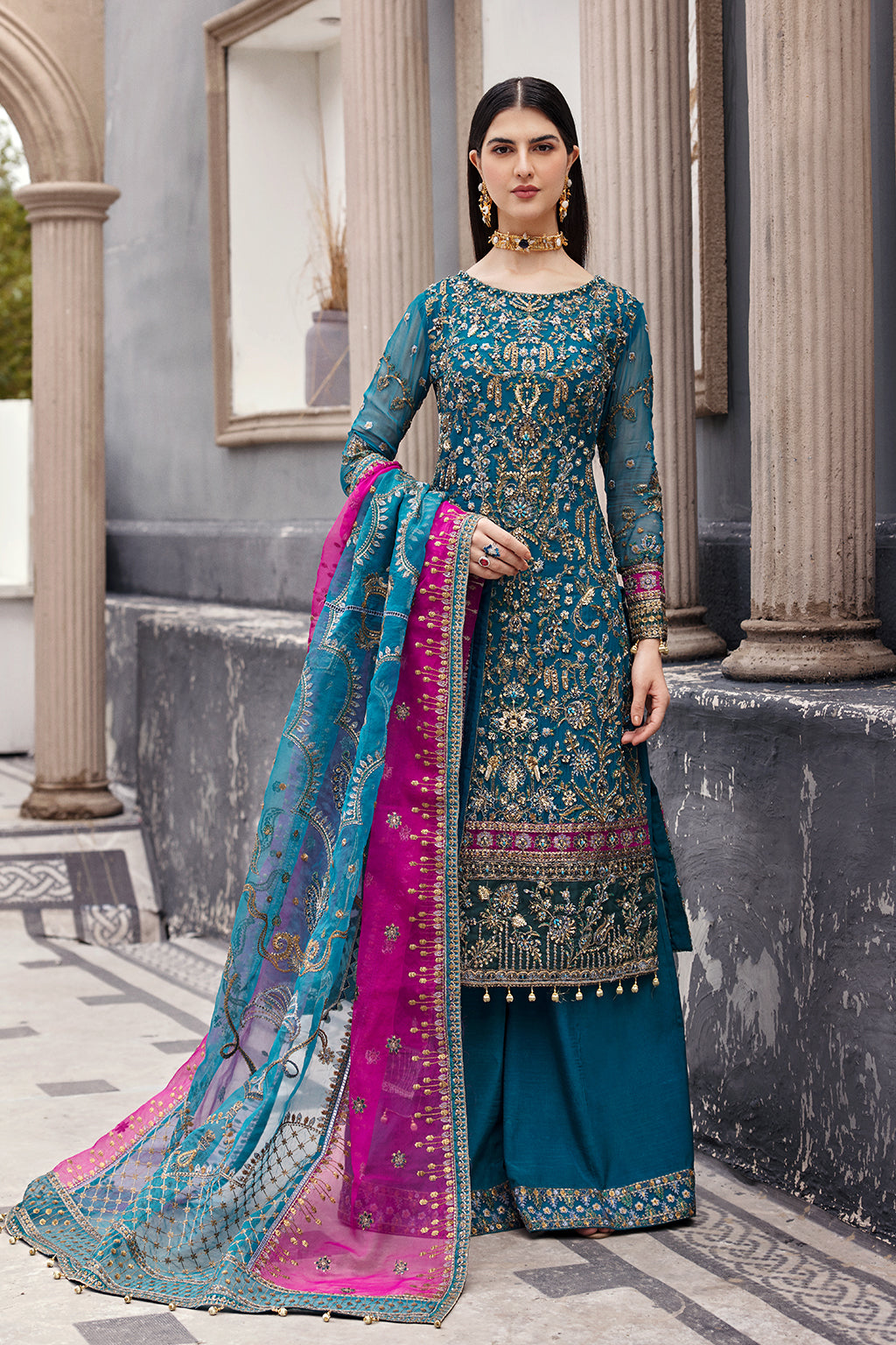 Emaan Adeel NW-05 outfit — front view