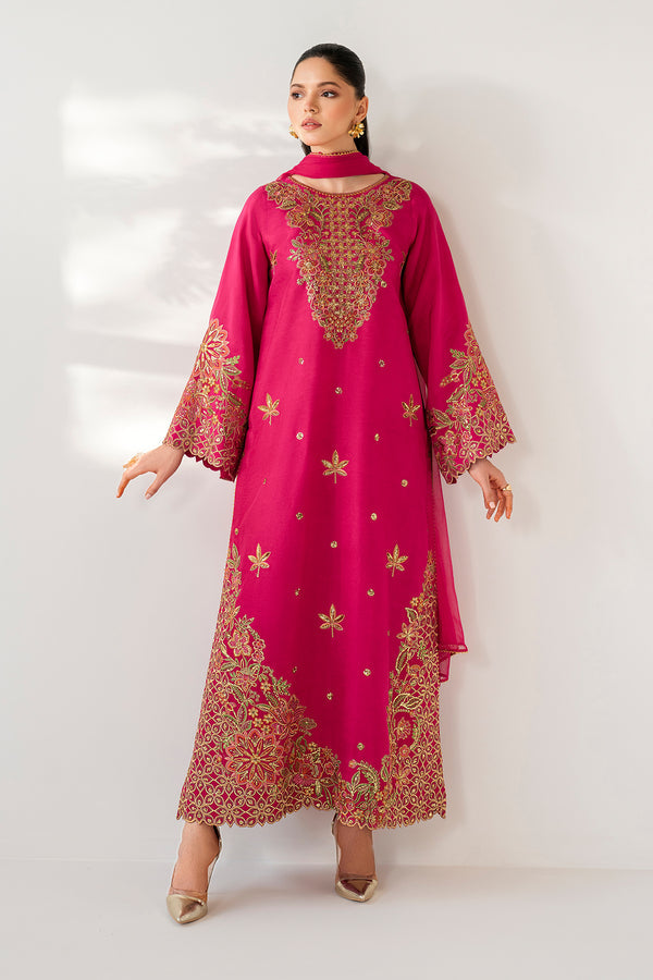 Baroque | Luxury Pret 25 | EMBROIDERED RAW SILK PR-1165