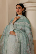 Emaan Adeel HARMONY P0123 lawn outfit in pale mint green — upper-body view