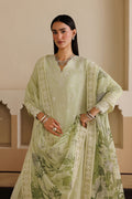 Emaan Adeel TENORA P0124 lawn outfit in pale green — upper-body view