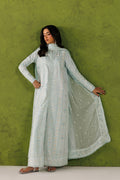 Emaan Adeel SORELLE P0134 lawn outfit in pale mint green — front view