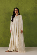 Emaan Adeel IVORY EDIT P0131 lawn outfit in ivory — front view