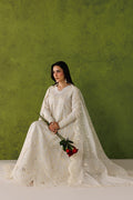 Emaan Adeel IVORY EDIT P0131 lawn outfit in ivory — seated view