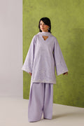 Emaan Adeel CAELIA P0126 lawn outfit in lilac — front view