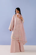 Emaan Adeel EVORA P0128 lawn outfit in blush pink — front view