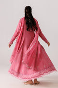 Emaan Adeel INES P0136 lawn outfit in pink — back view