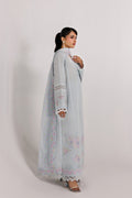 Emaan Adeel CORELLE P0135 lawn outfit in pale blue — side view