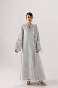 Emaan Adeel CORELLE P0135 lawn outfit in pale blue — front view