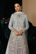 Emaan Adeel SELENE S0457 chiffon outfit in pale blue — upper-body view