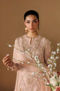 Emaan Adeel REVERIE S0453 chiffon outfit in blush pink — upper-body view