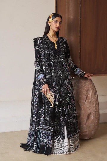 Suffuse Meravi – Black Organza Suit (3-Piece)